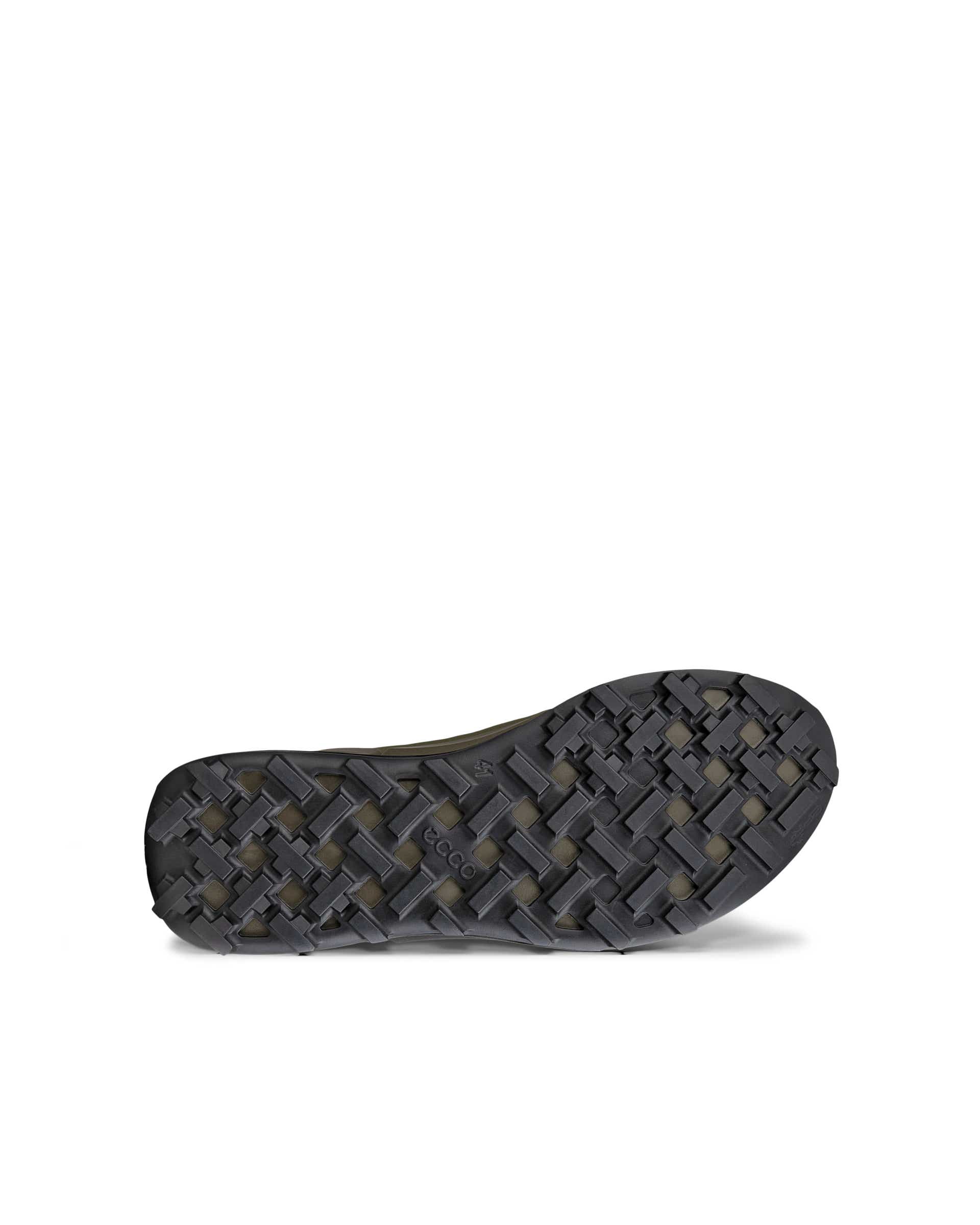 ECCO BIOM 2.1 X Mountain メンズ テキスタイルGore-Texハイカットハイキングスニーカー - グリーン - Sole