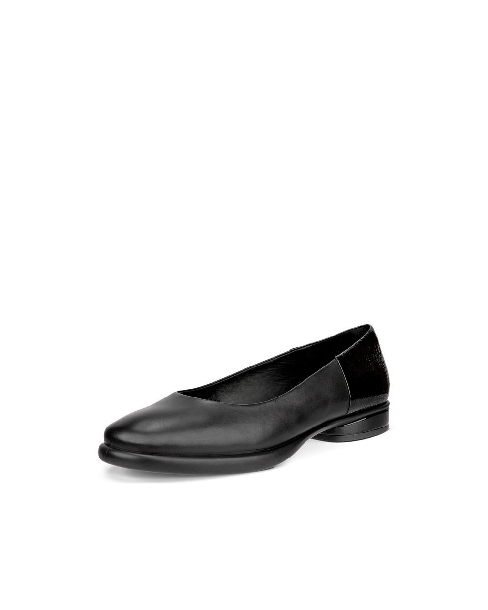 Women's ECCO® Sculpted LX Leather Ballerina - Black - Main