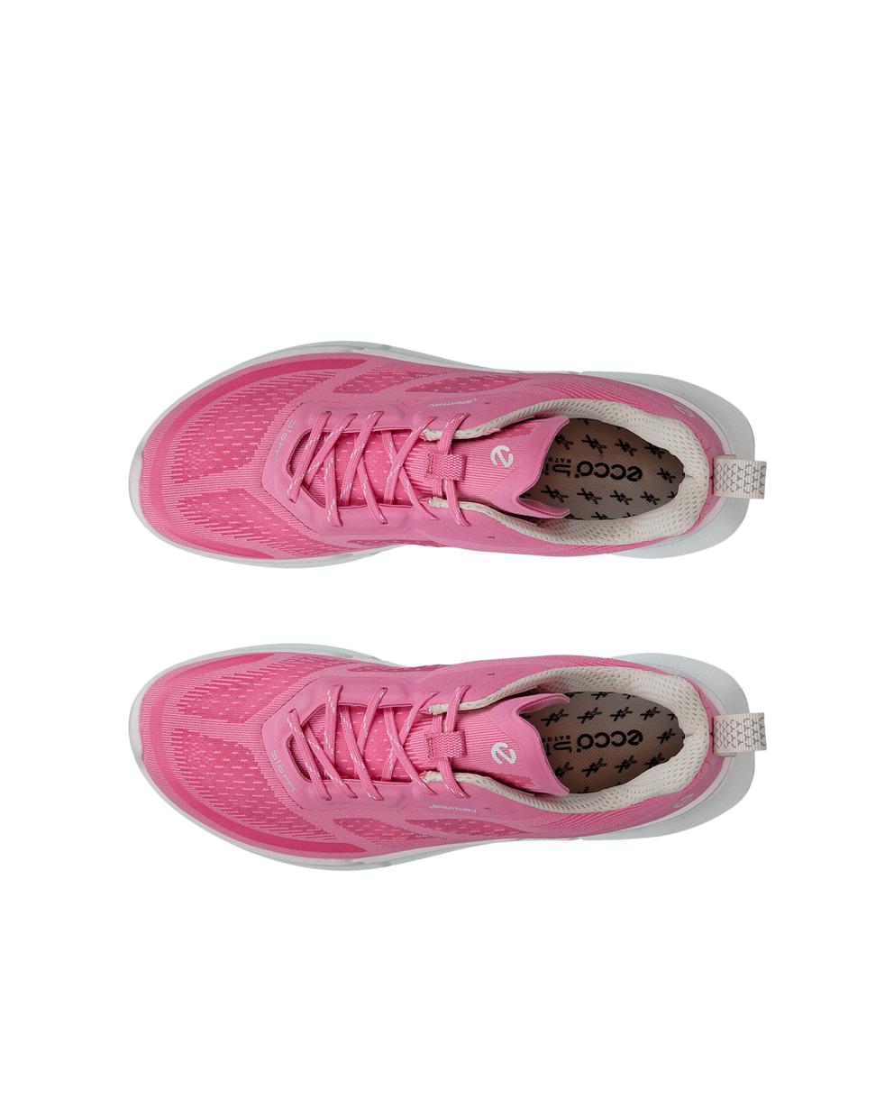 여성용 ECCO® Biom 2.2 텍스타일 트레이너 - Pink - Top left pair