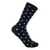 Women's ECCO® Classic Dotted Mid-Cut Socks - Black - Detail-1