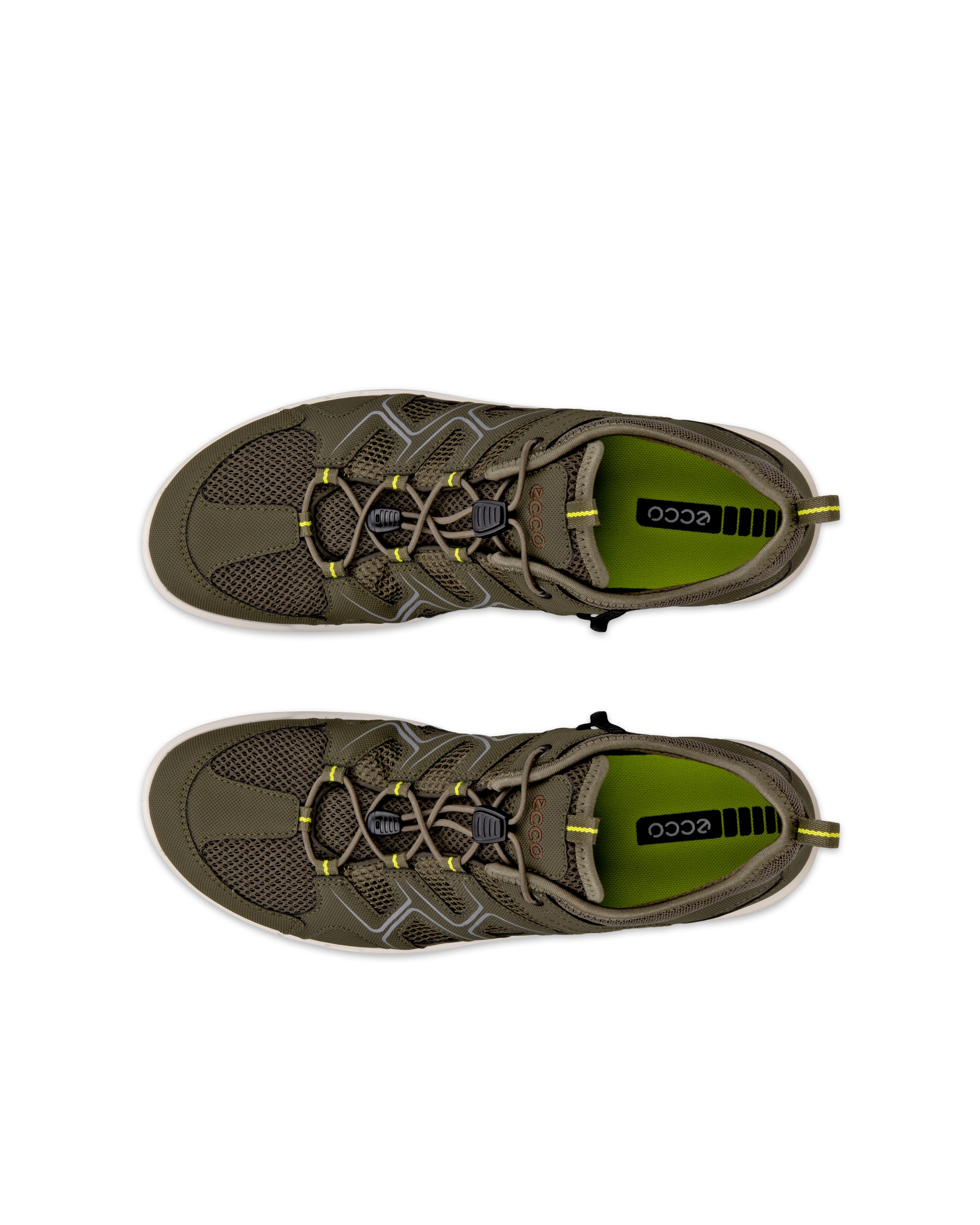 Zapatillas Outdoor ECCO® Terracruise LT para hombre - Verde - Top left pair