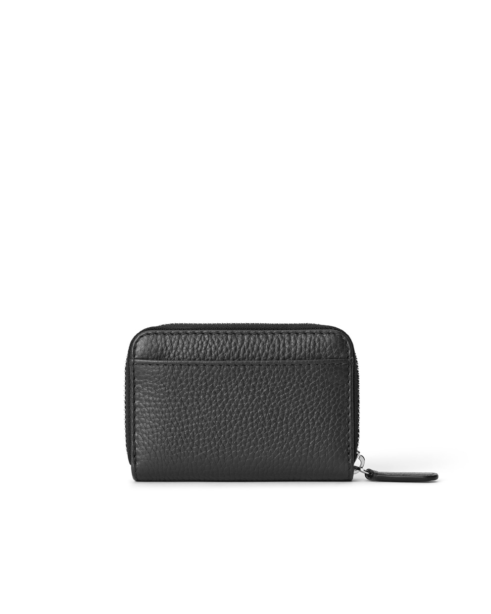 ECCO® Essential Small Zip-Around Leather Wallet - Black - Back