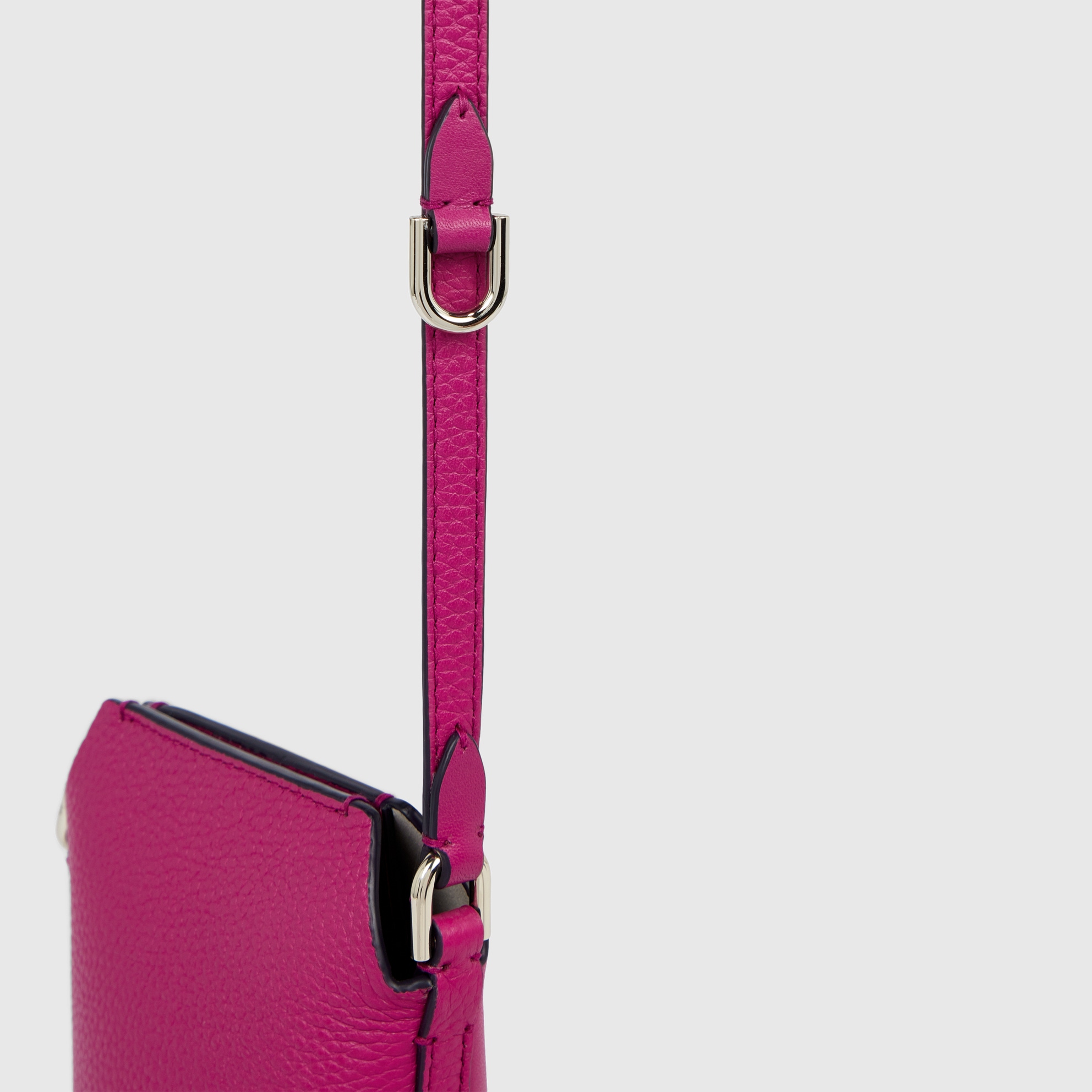 ECCO® Pot Leather Crossbody Bag - Purple - Detail-1