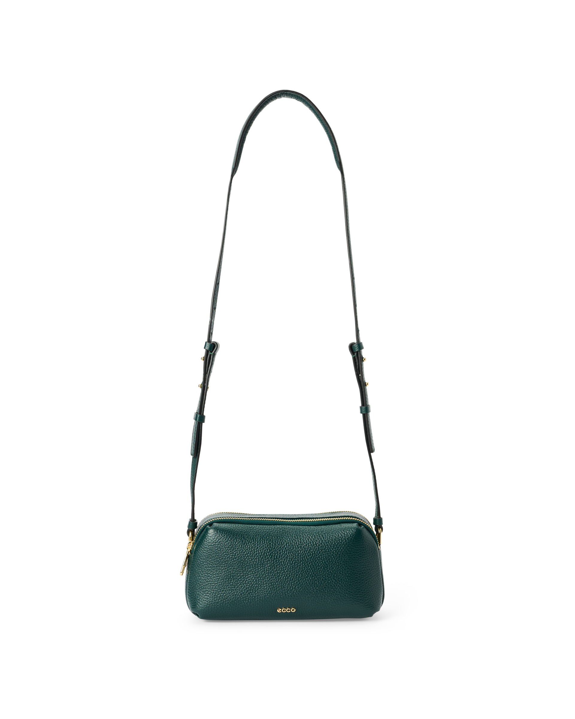 ecco グリーンレザーバックパック ECCO Pinch Cracked レザークロスボディバッグ | グリーン