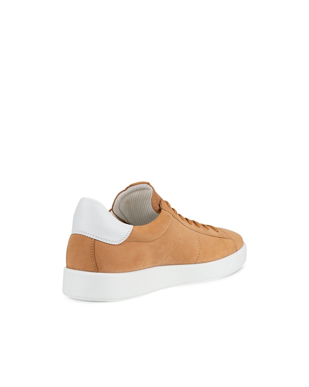 Men's ECCO® Street Lite Nubuck Sneaker - Brown - Back