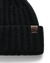 Ecco Women Chunky Beanie - Negro - Detail-1