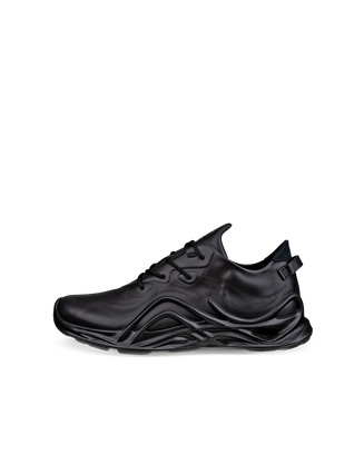 Women's ECCO® BIOM Infinite Leather Sneaker - Black - Outside