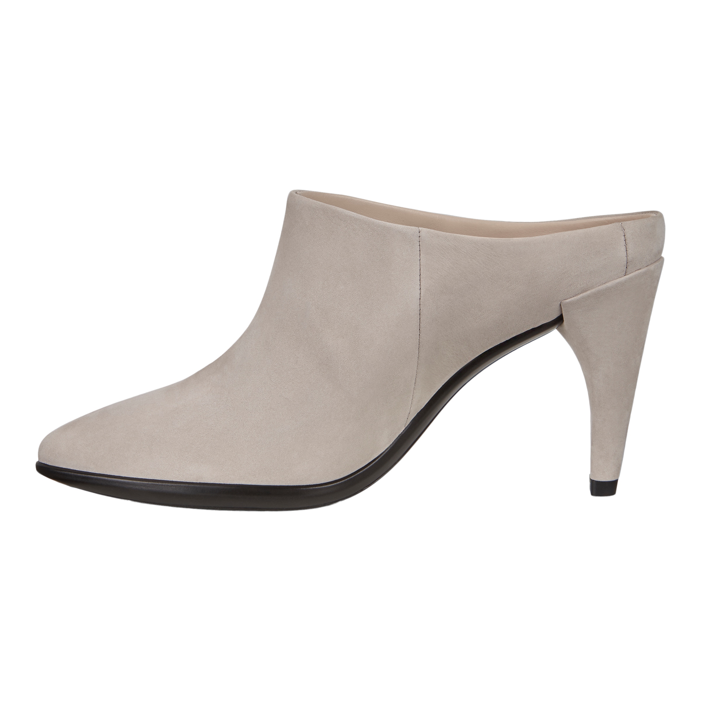 ECCO Women Shape 75 Pointy Slide - Grey - Inside