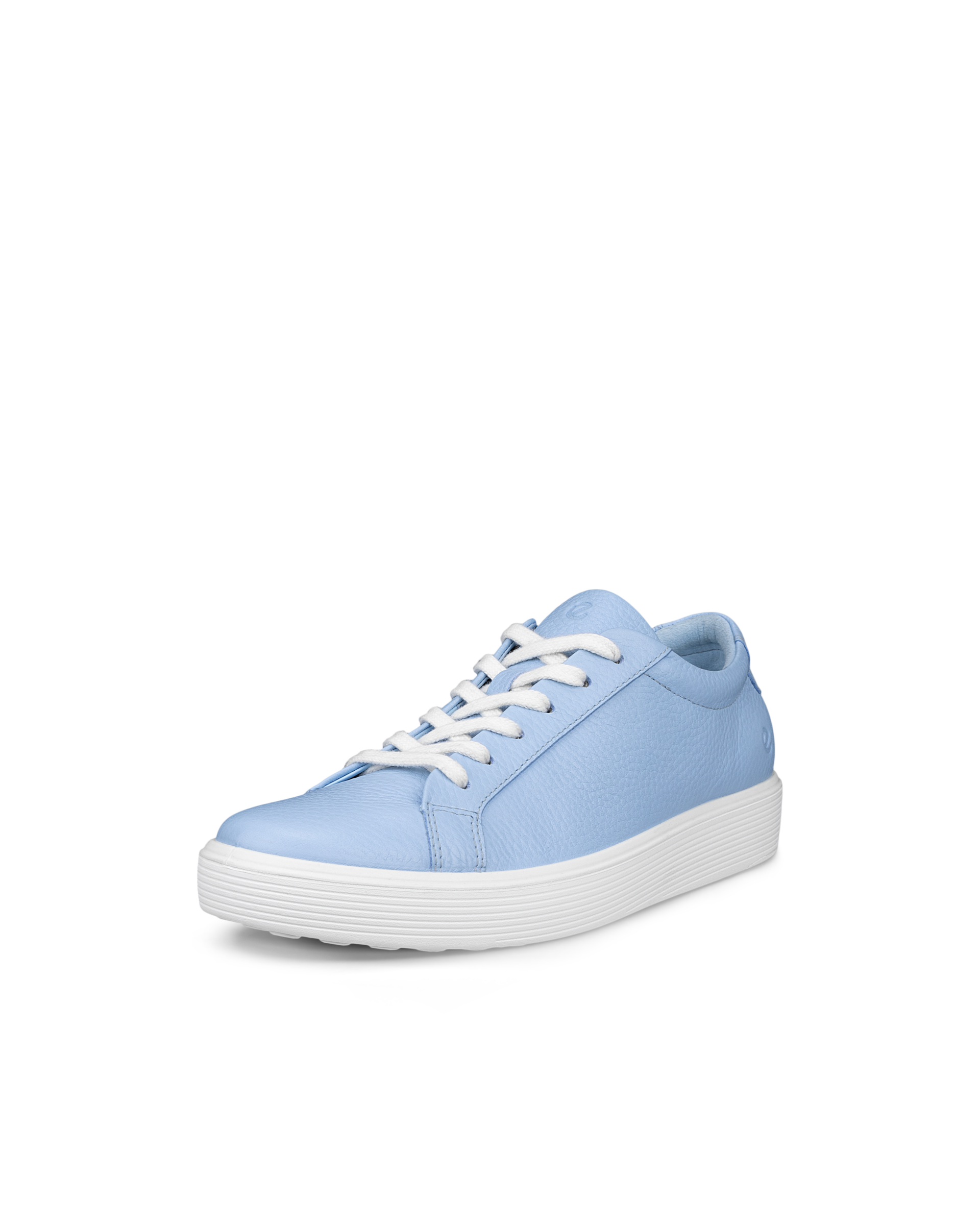 ECCO® Soft 60 baskets en cuir pour femme - Bleu - Main