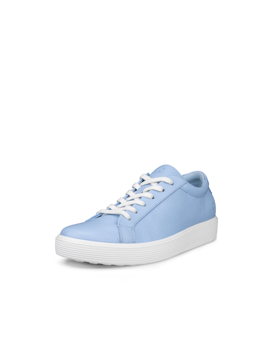 Women s ECCO Soft 60 Leather Sneaker Blue