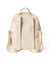 ECCO Round Pack Medium Pebbled レザーバックパック - Beige - Back