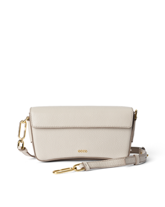 ECCO Pinch Bag M Pebbled Leather - Beige - Main