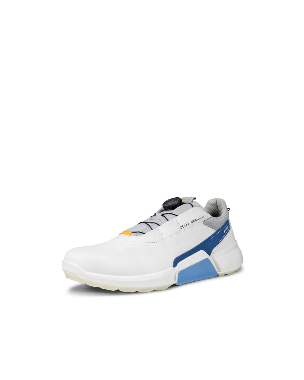 남성 ECCO Golf Biom H4 가죽 고어텍스 골프 슈즈 - White - Main