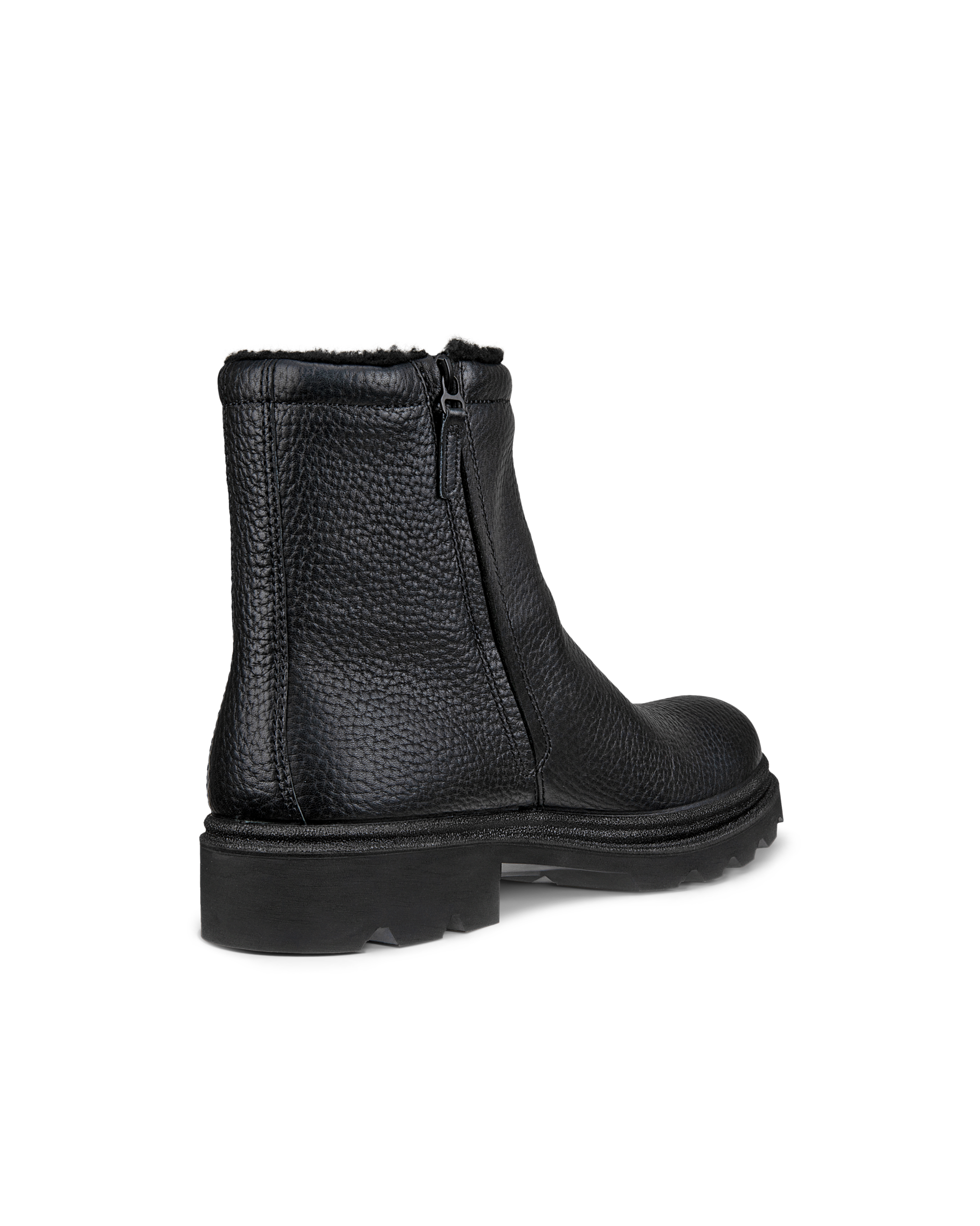 Botas impermeables de piel ECCO® Grainer para hombre - Negro - Back