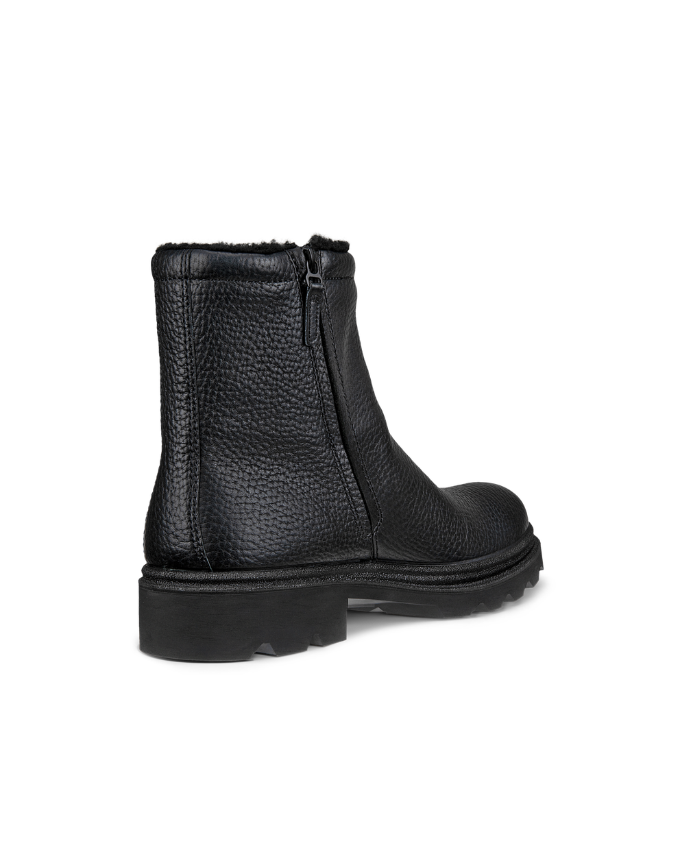 Botas impermeables de piel ECCO® Grainer para hombre - Negro - Back