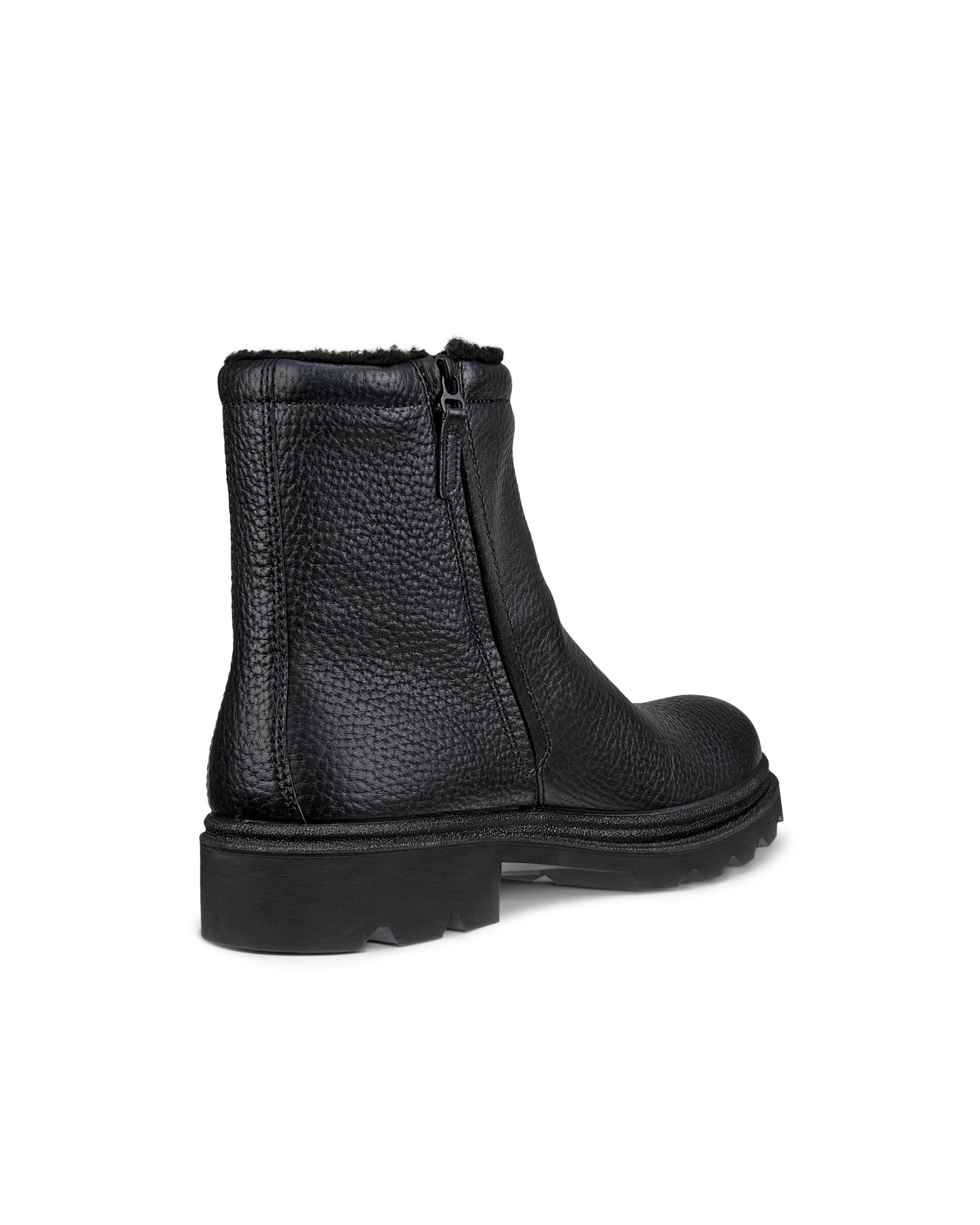 Botas impermeables de piel ECCO® Grainer para hombre - Negro - Back