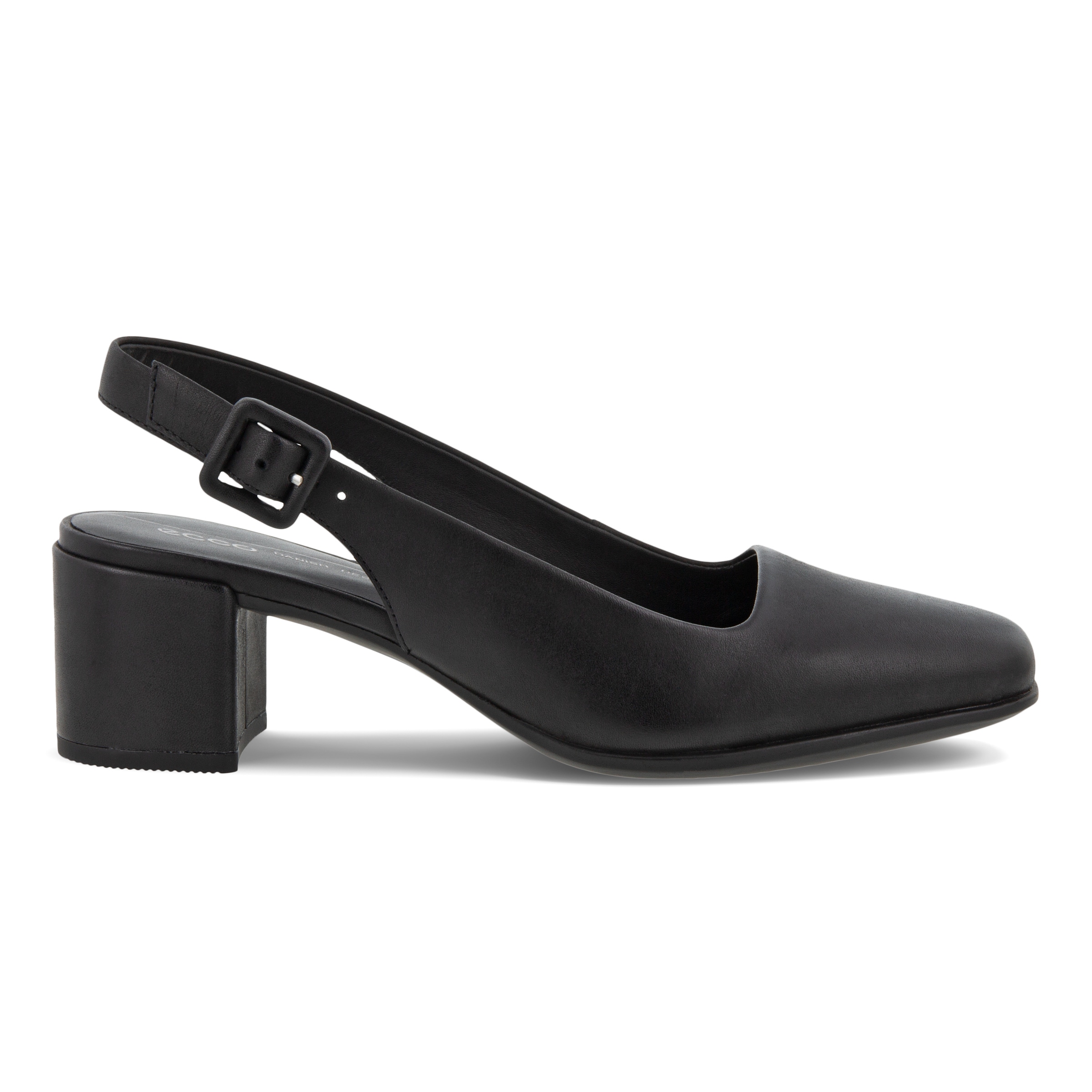 ECCO Shape Squared 35 Sling-back Sandal - Black - Outside