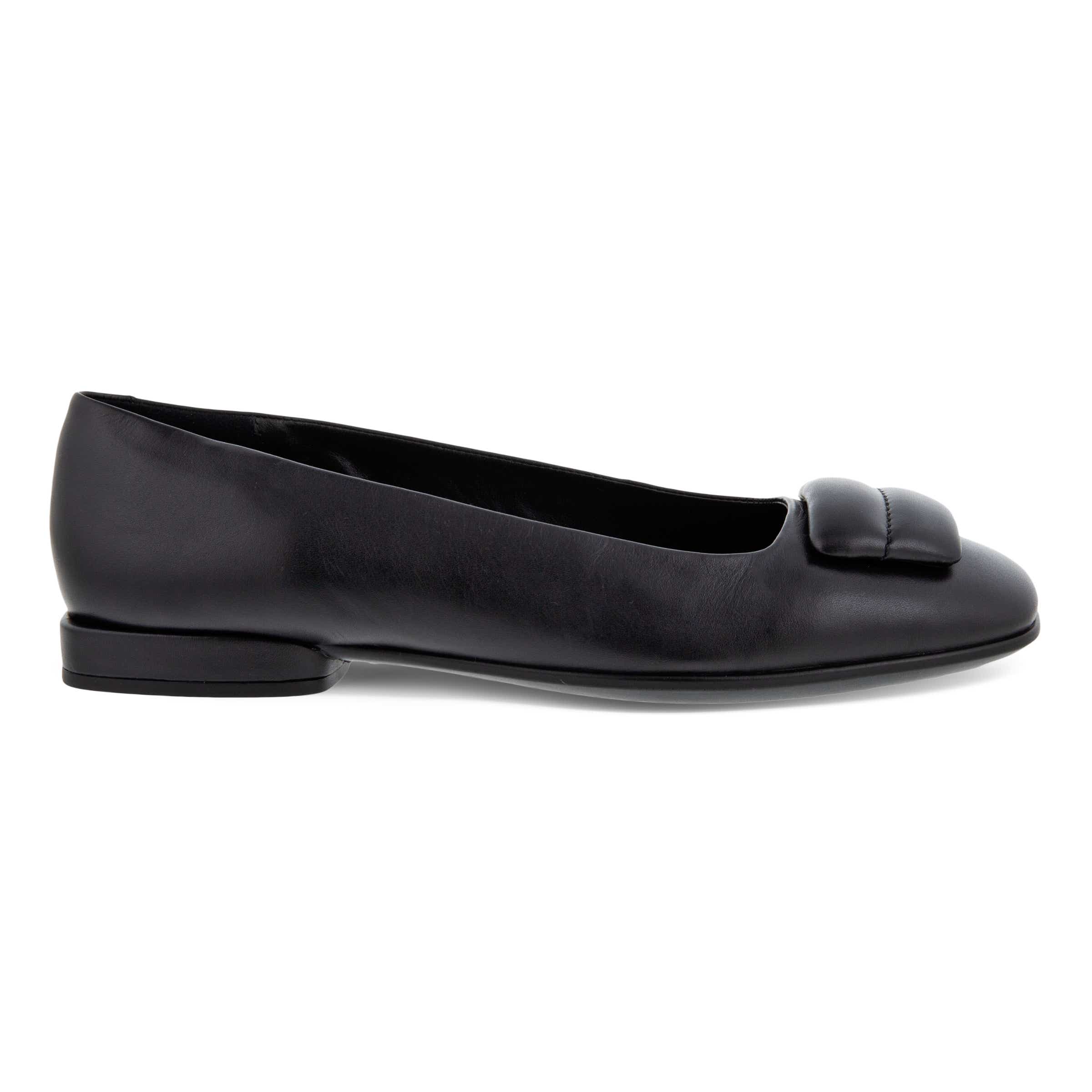 ECCO Anine Squared Ballet Flat With Padded Ornament - undefined - Outside