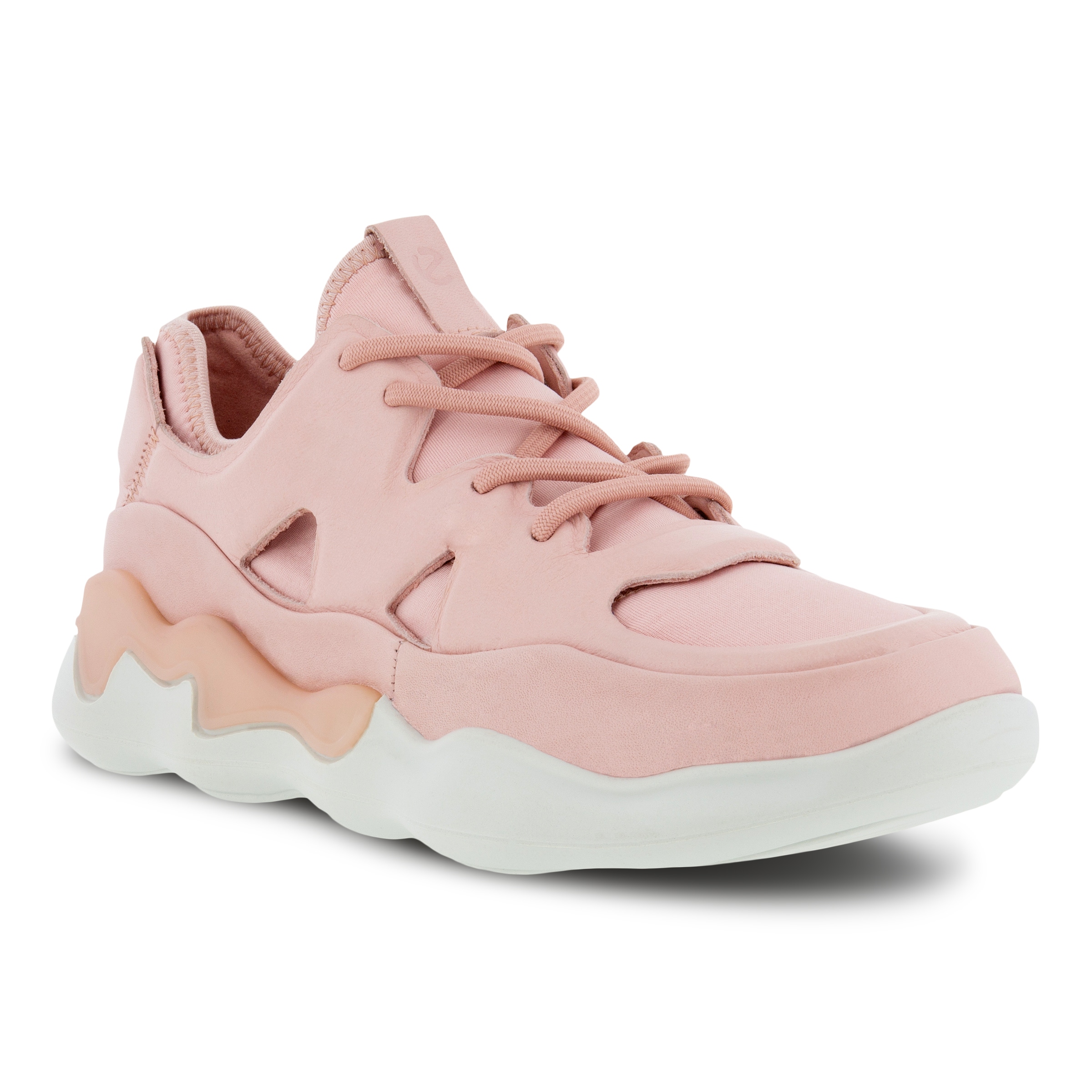 Zapatillas de piel ECCO® Elo para mujer - Rosa - Main