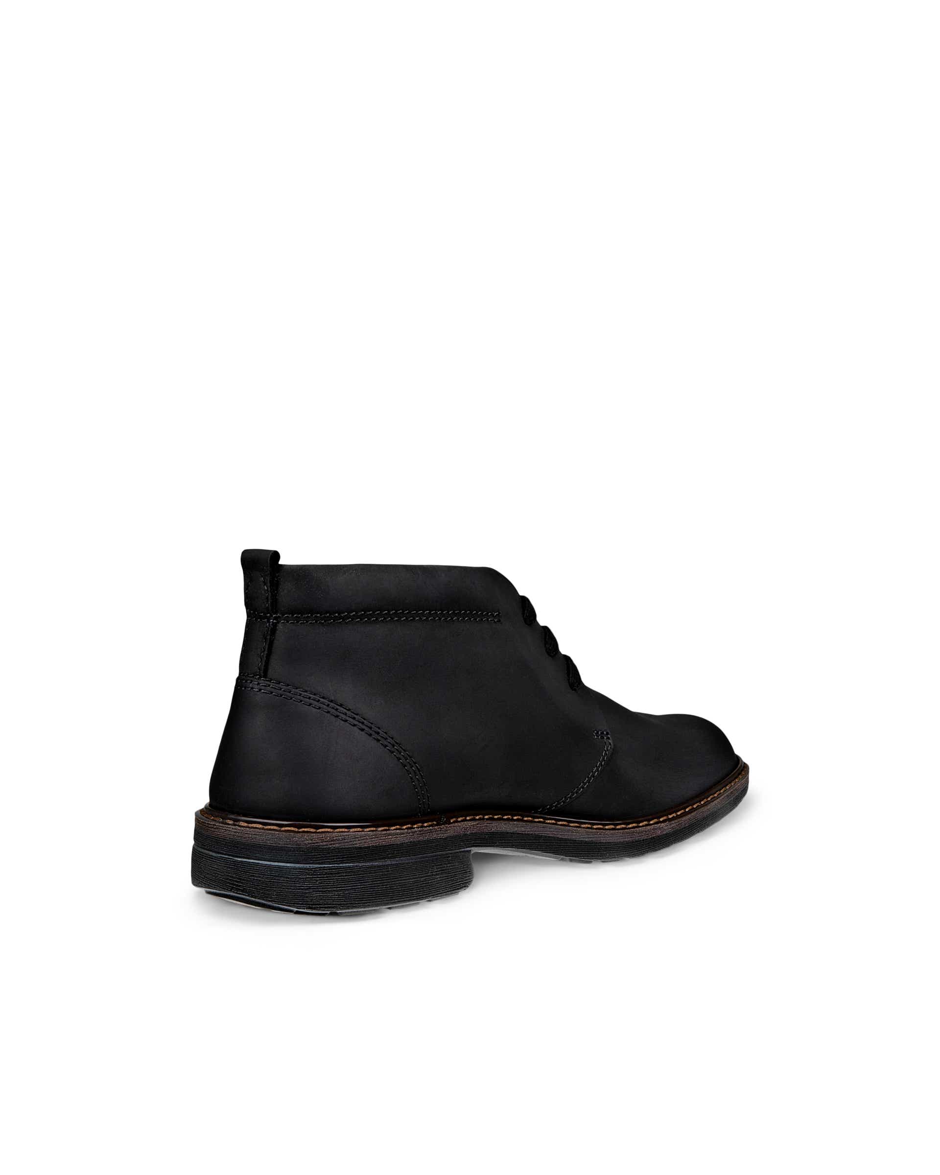 ECCO Men Turn Waterproof Ankle Boot - Black - Back