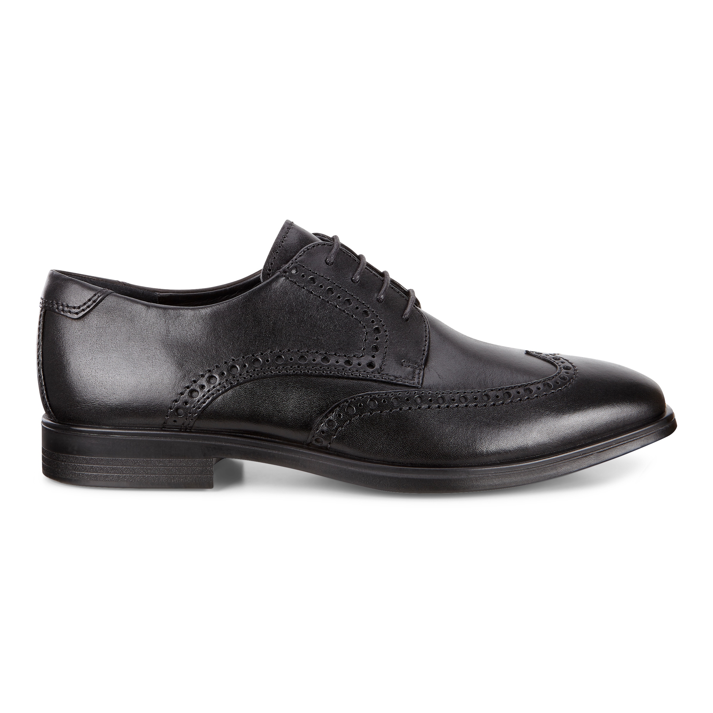 ECCO Melbourne Shoe - Black - Outside