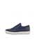 Men's ECCO® Soft 7 Leather Sneaker - Blue - Outside