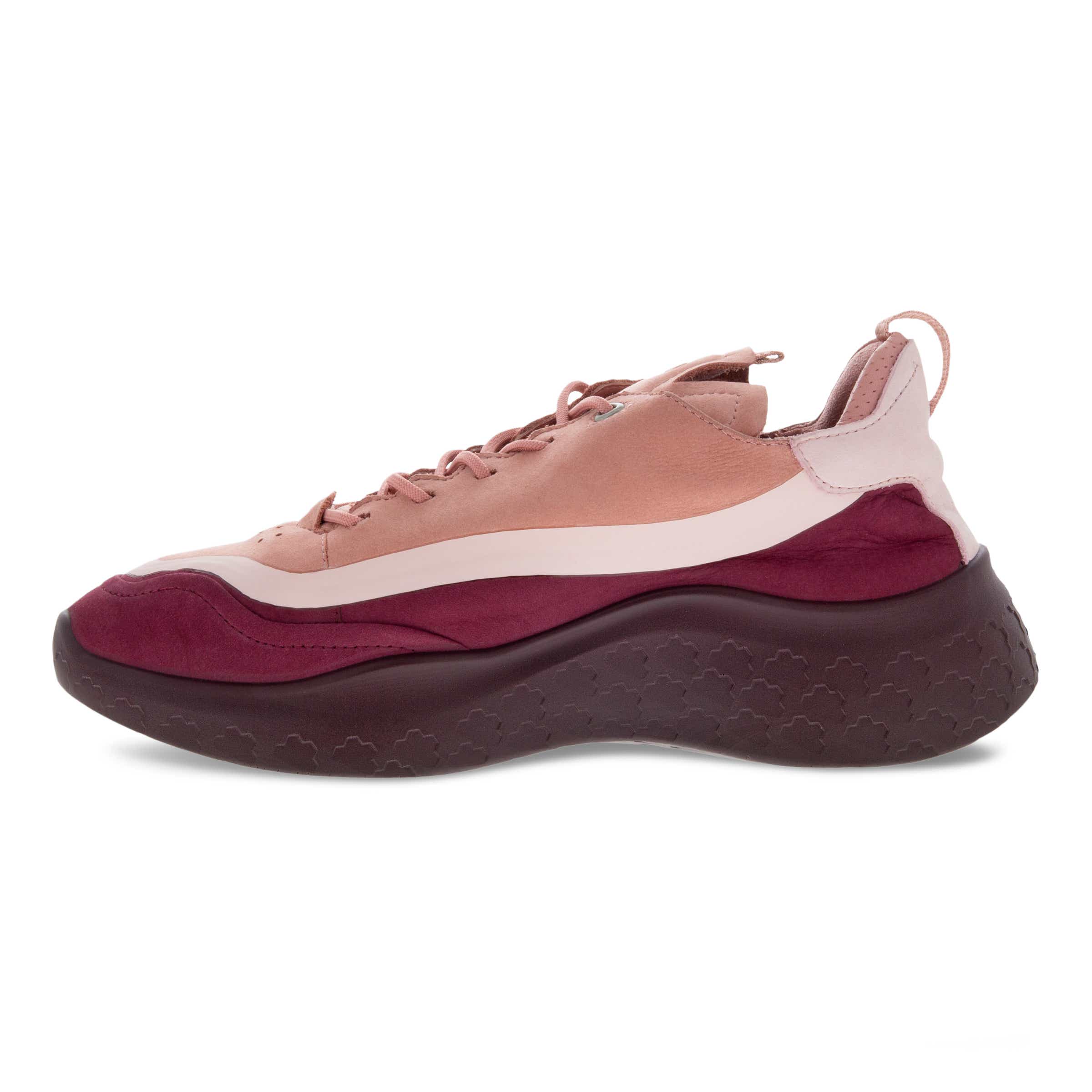 Zapatillas de nobuk ECCO® Therap para mujer - Rojo - Inside