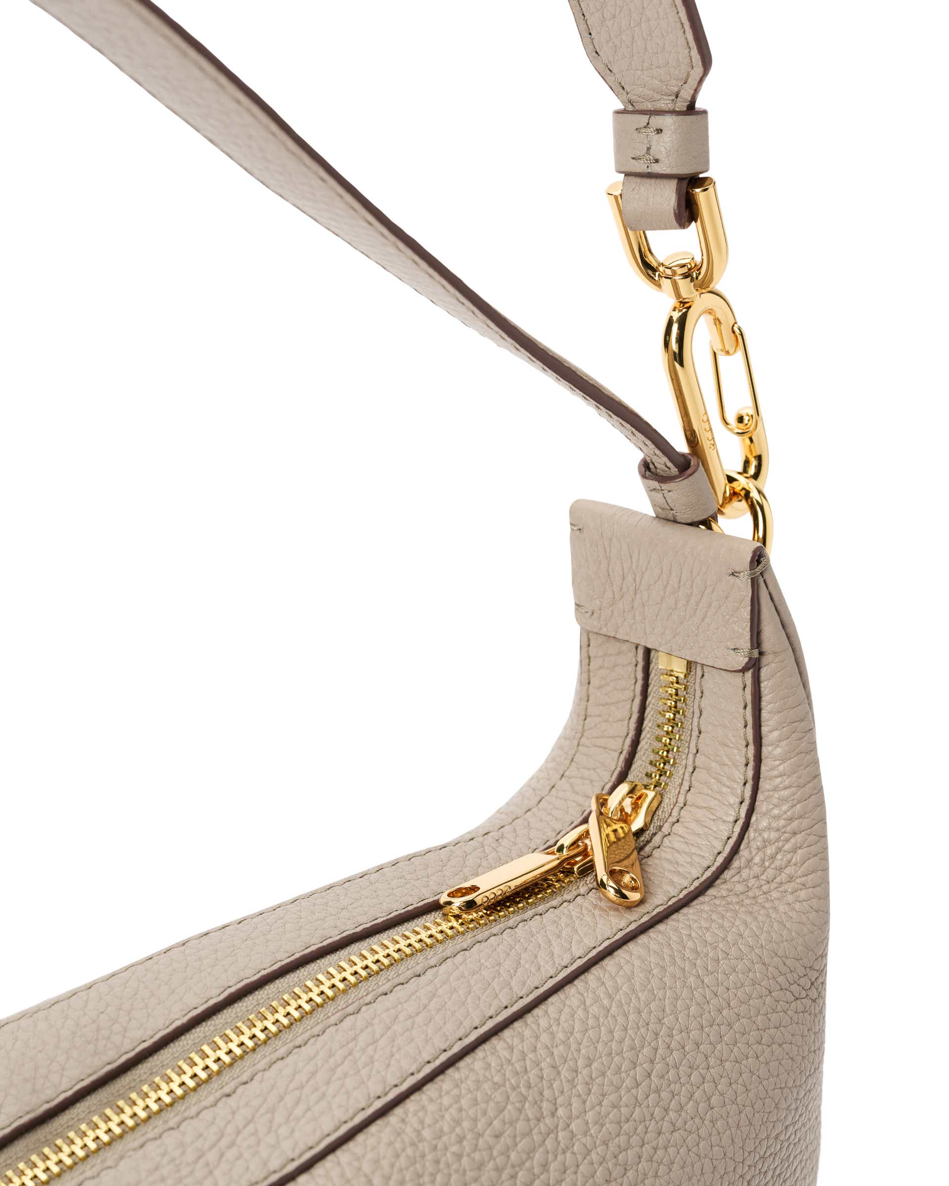 ECCO® Hobo kožna torba hobo - Bež - Detail-1
