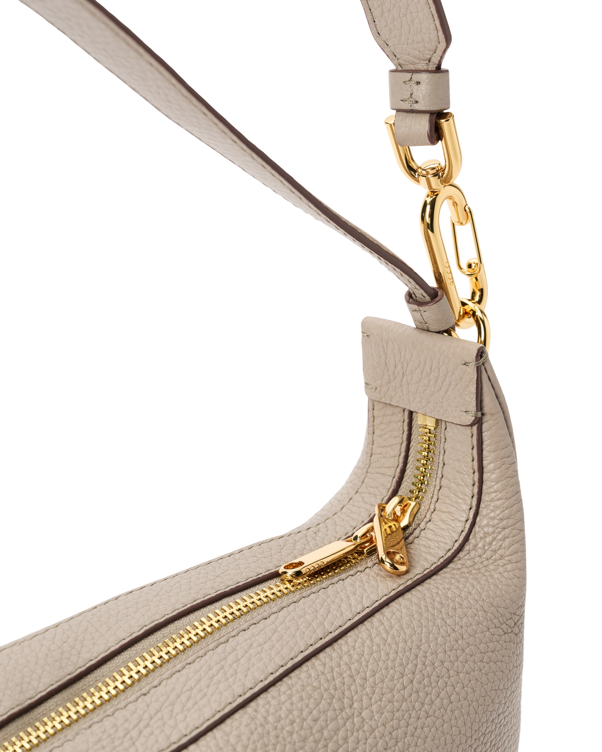 ECCO® Hobo kožna torba hobo - Bež - Detail-1