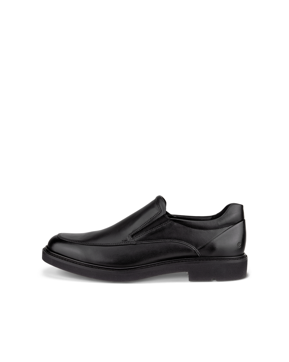 Men's ECCO® Metropole London Leather Slip-On - Black - Outside