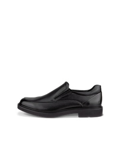 Men's ECCO® Metropole London Leather Slip-On - Black - Outside