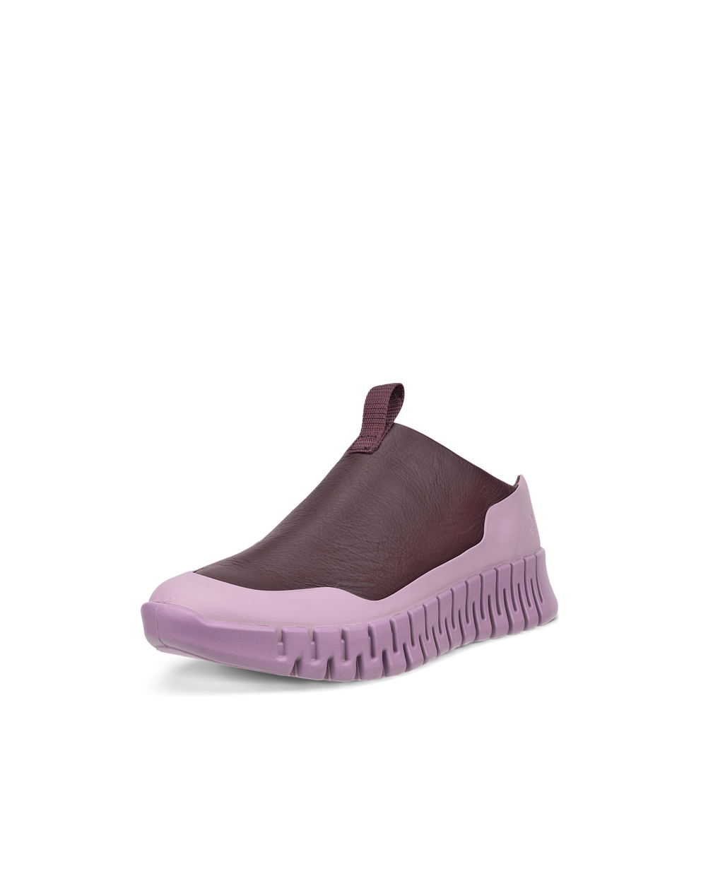 ECCO® Gruuv chaussures sans lacet en cuir pour femme - Violet - Main