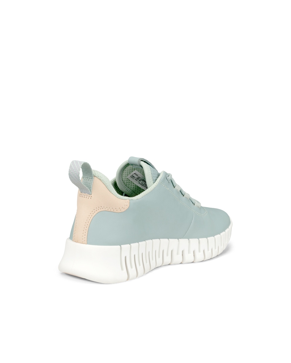 Women's ECCO® Gruuv Leather Sneaker - Green - Back