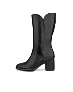 Women's ECCO® Sculpted LX 55 Leather High-Cut Boot - Black - Outside