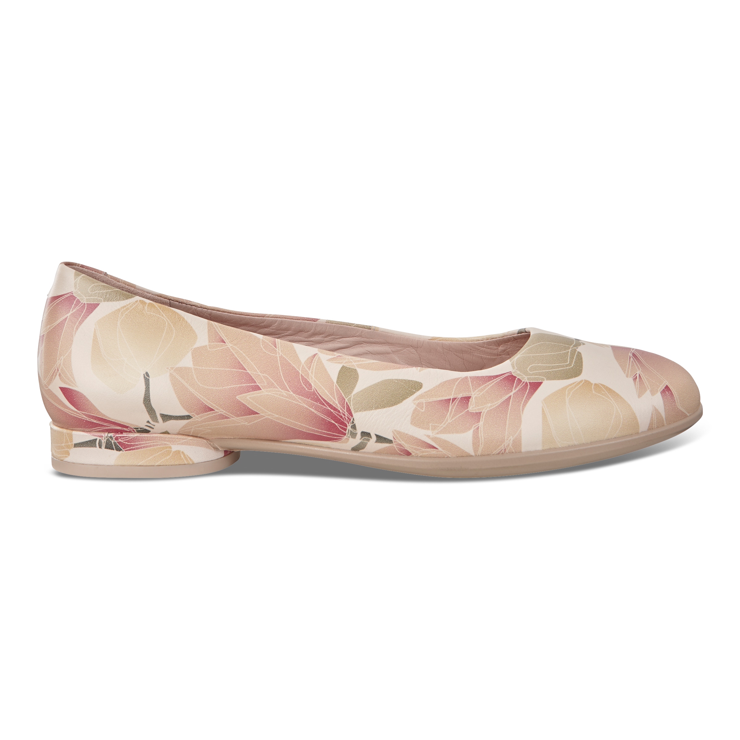 ECCO Anine Women's Ballerina Shoes - Pink - Outside