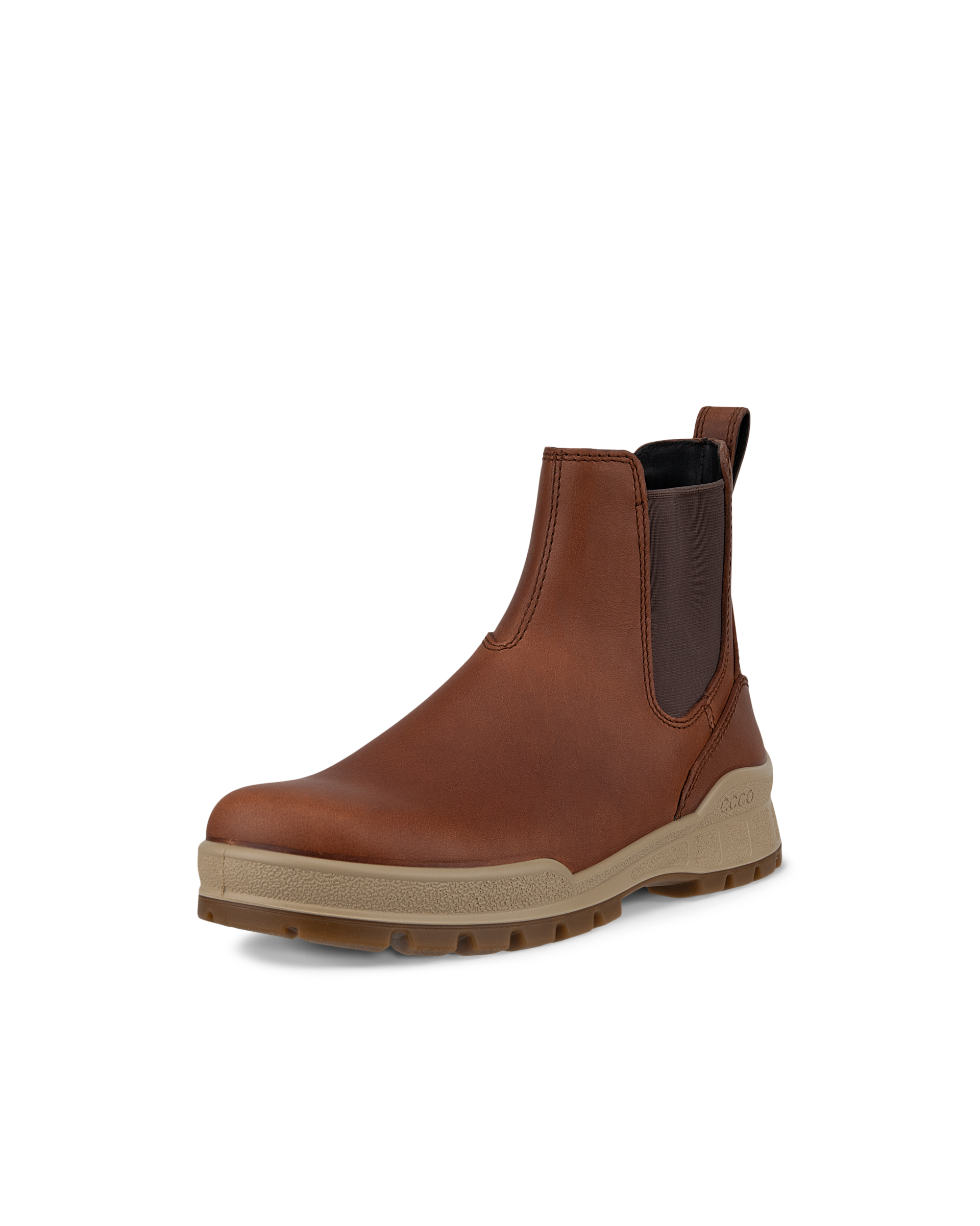 Women's ECCO® Track 25 Leather Chelsea Boot - Brown - Main