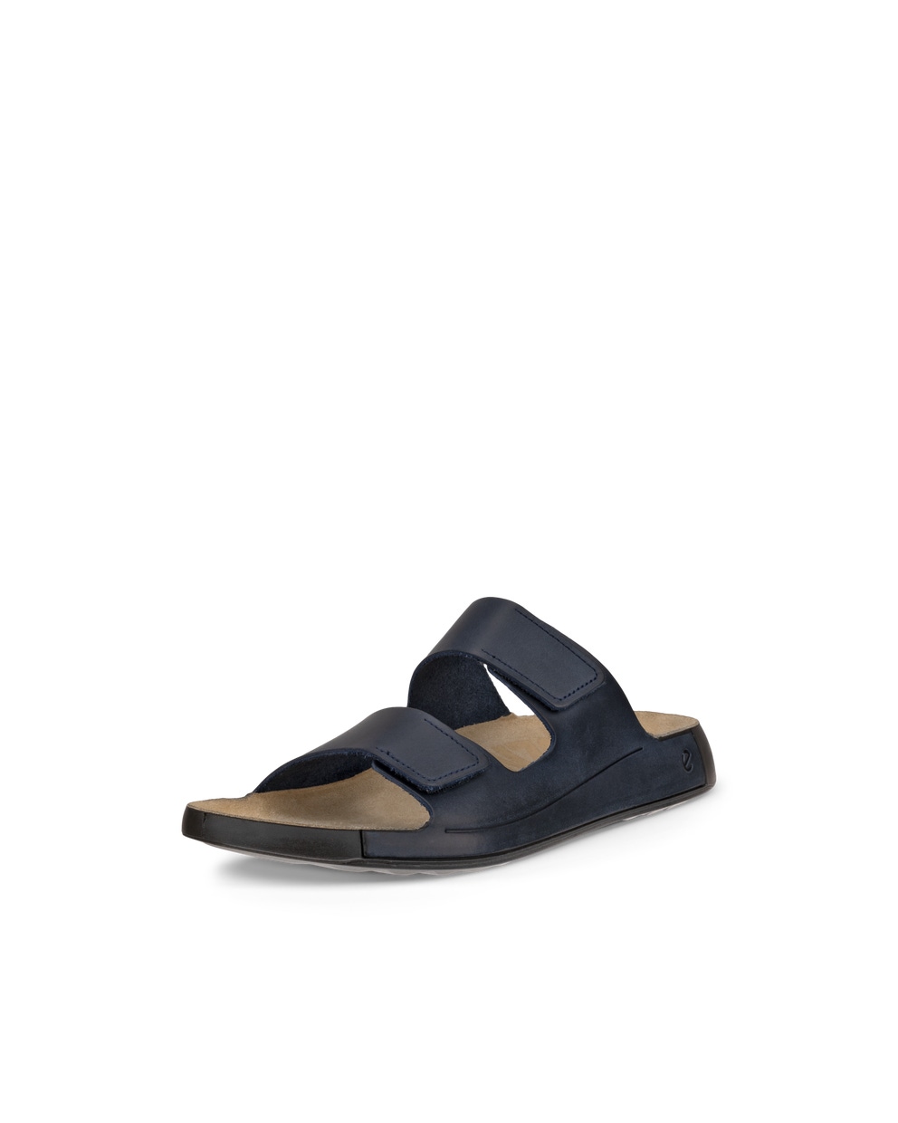 Men's ECCO® Cozmo Nubuck Two-Strap Sandal - Blue - Main