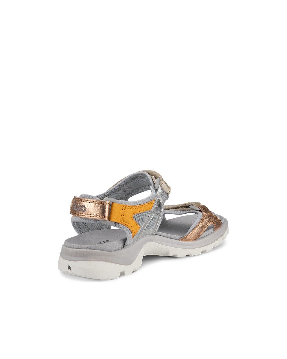 Women's ECCO® Offroad Leather Outdoor Sandal - Multicolor - Back