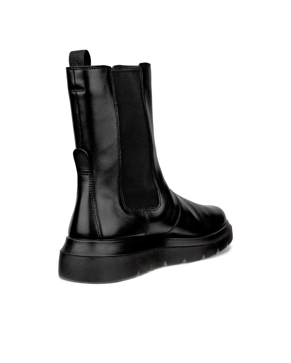 Women's ECCO® Nouvelle Leather Chelsea Boot - Black - Back