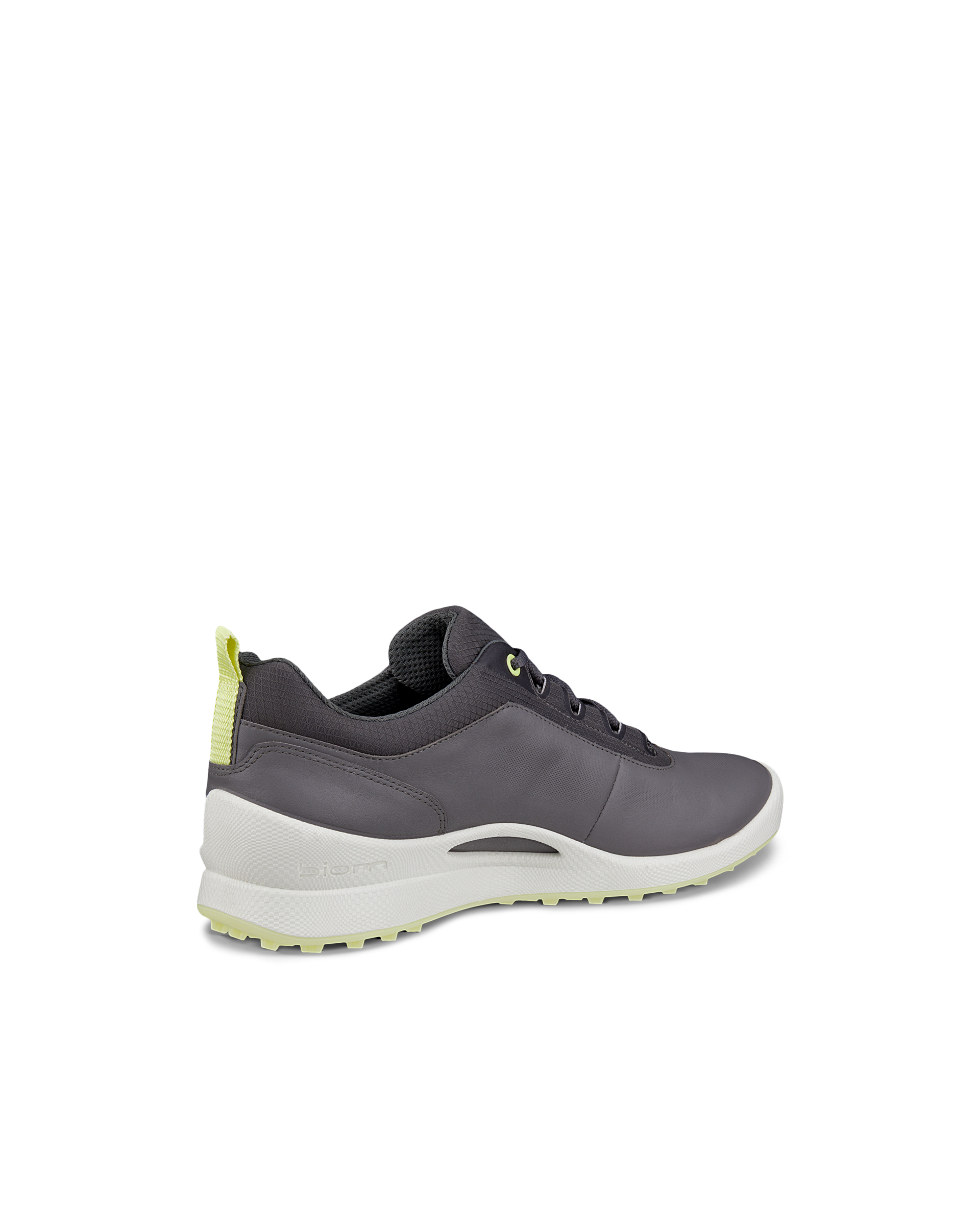 Men's ECCO® Golf BIOM Hybrid Leather Waterproof Shoe - Grey - Back