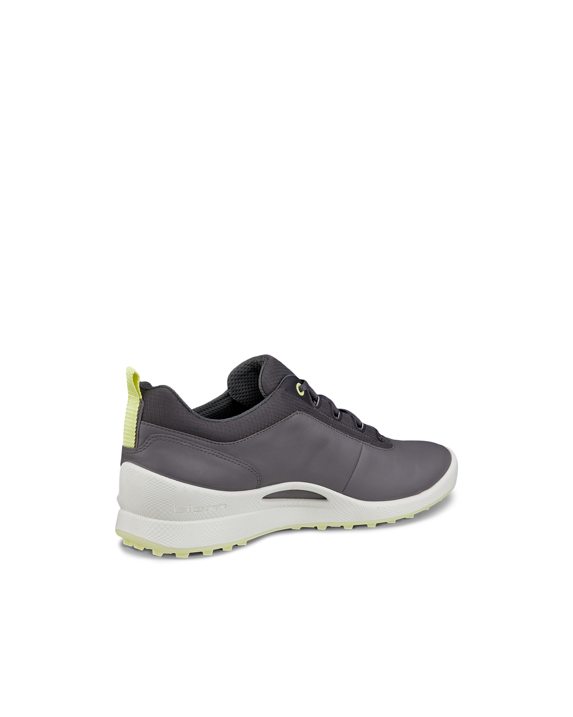 Men's ECCO® Golf Biom Hybrid Leather Waterproof Shoe - Grey - Back