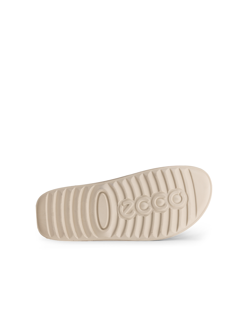 ECCO Women's Cozmo 2-strap Slide Sandals - White - Sole