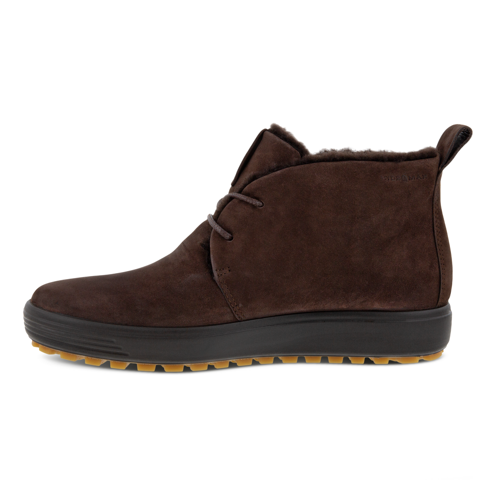 ECCO Soft 7 Tred Women's Fleece-lined Chukka Boot - Brown - Inside