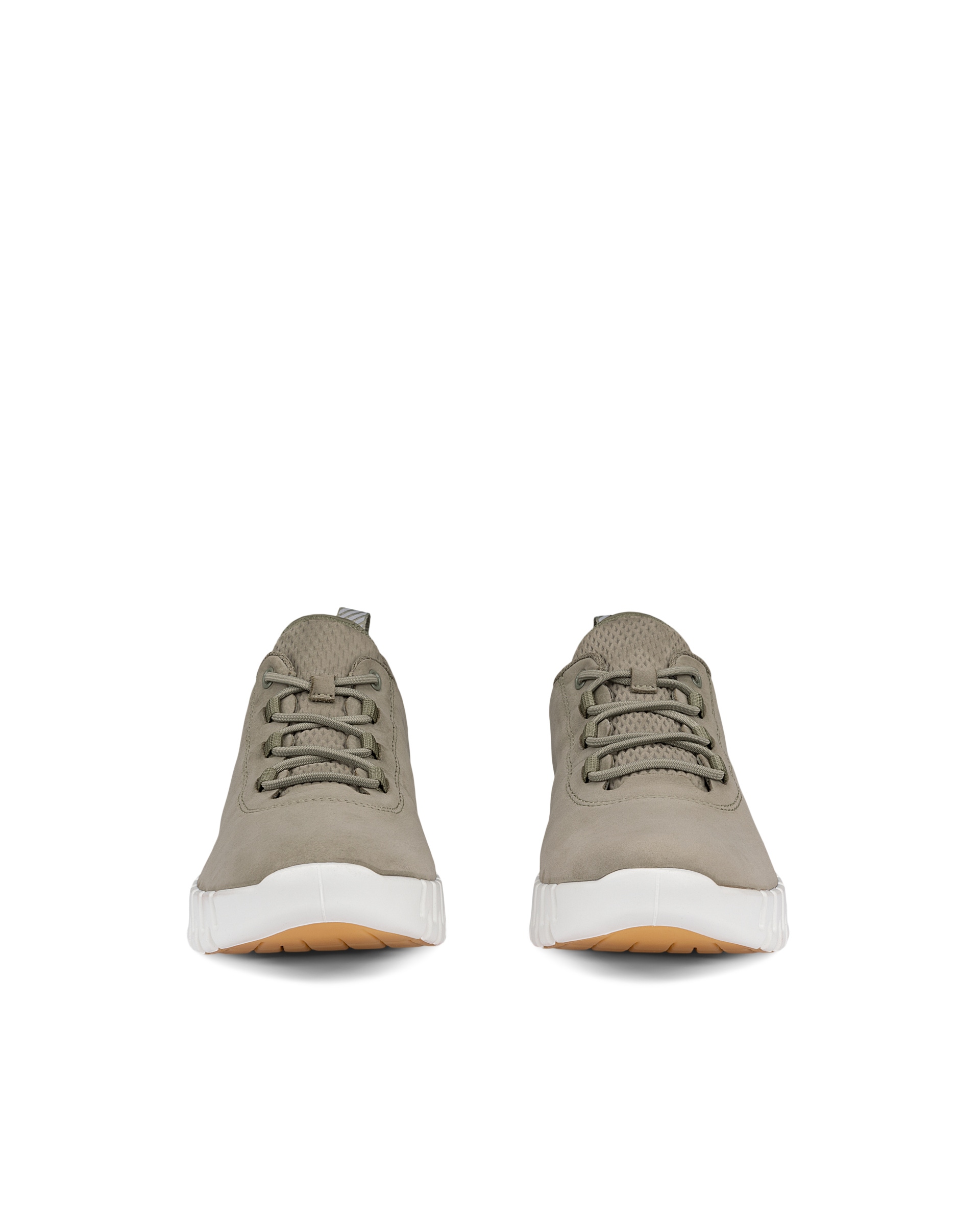 Ténis nobuck mulher ECCO® GRUUV - Verde - Front pair