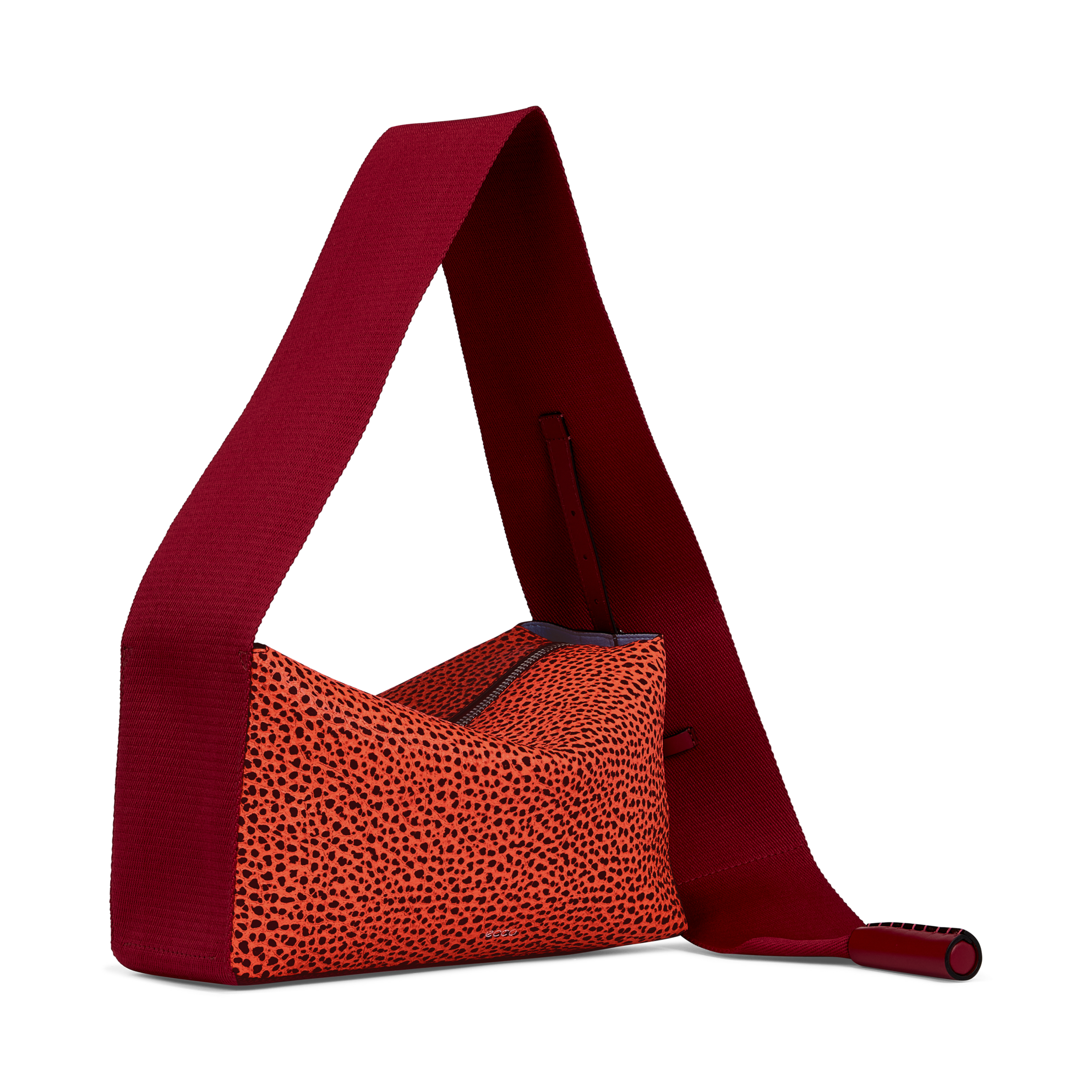 ECCO® Twist Spearling sac bandoulière cuir - Rouge - Main