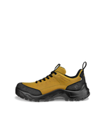 Men's ECCO® Offroad Nubuck Waterproof Hiking Sneaker - Yellow - Outside