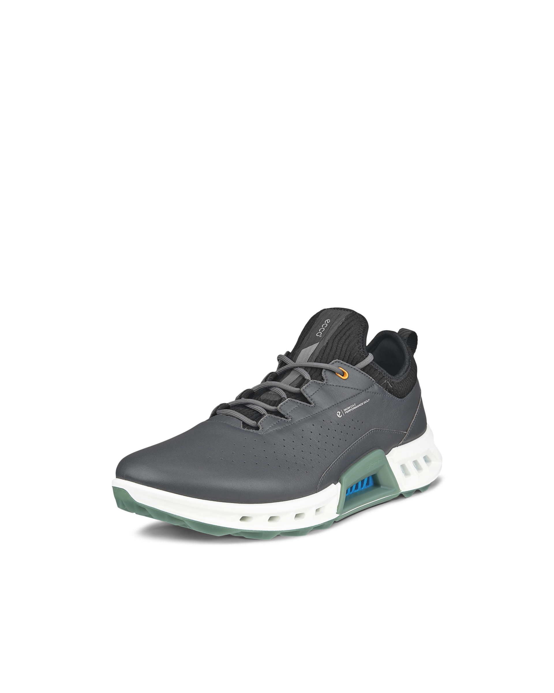 Men's ECCO® Golf Biom C4 Leather Gore-Tex Golf Shoe - Grey - Main