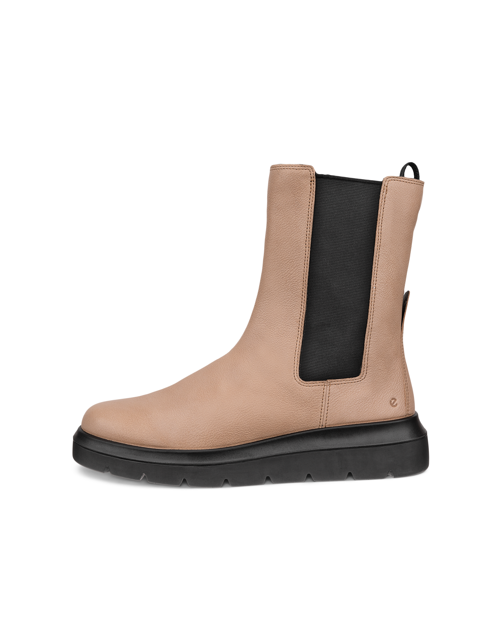 Botas Chelsea de piel ECCO® Nouvelle para mujer - Beis - Outside