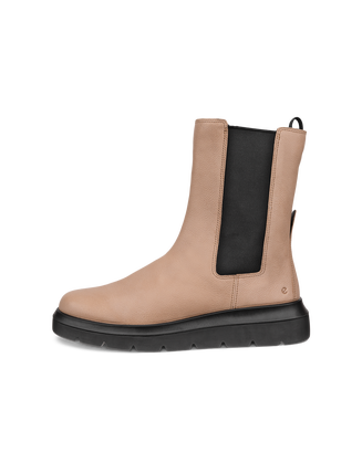 ECCO NOUVELLE WOMEN'S TALL CHELSEA BOOT - Beige - Outside