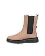 Women's ECCO® Nouvelle Leather Chelsea Boot - Black - Outside